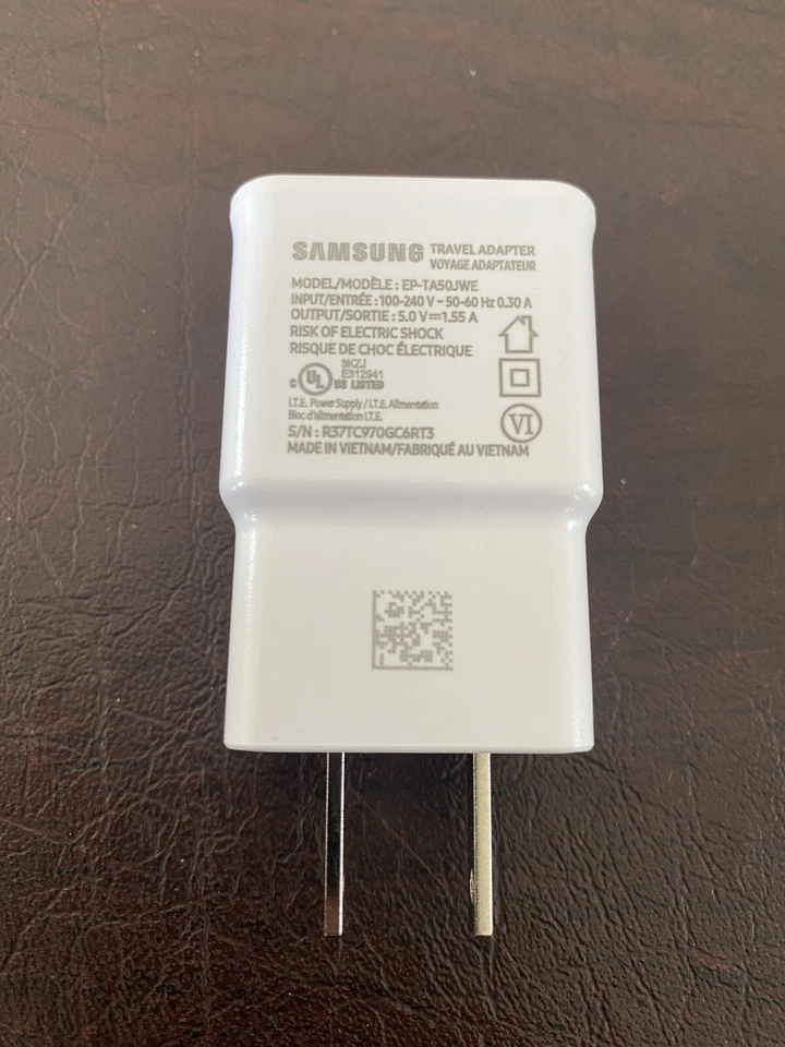 Carregador de parede adaptativo carregamento rápido Samsung - Branco (EP-TA50JWE) - Imagem 3 de 3