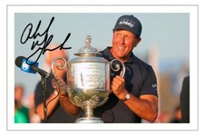 PHIL MICKELSON Signed Autograph PHOTO Fan Gift Signature Print GOLF USPGA