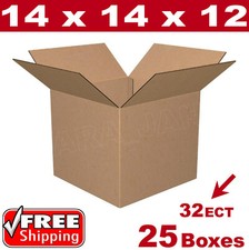 25 - 14x14x12 Cardboard Boxes Mailing Packing Shipping Box Corrugated Carton