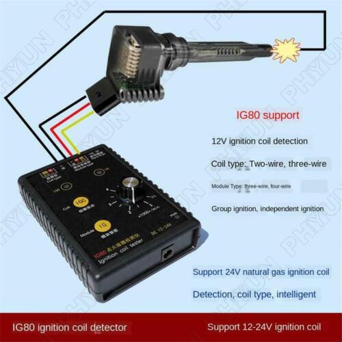 Ignition Coil Detector Tester Natural Gas 24V Gasoline 12V Ignition Coil Test - Picture 4 of 8