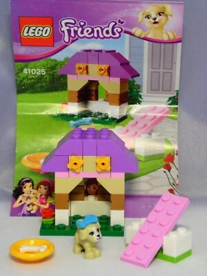 Lego Friends 41025 Welpen Hundehütte Wippe Teller Knochen vollständing + BA #7 - Bild 1 von 2