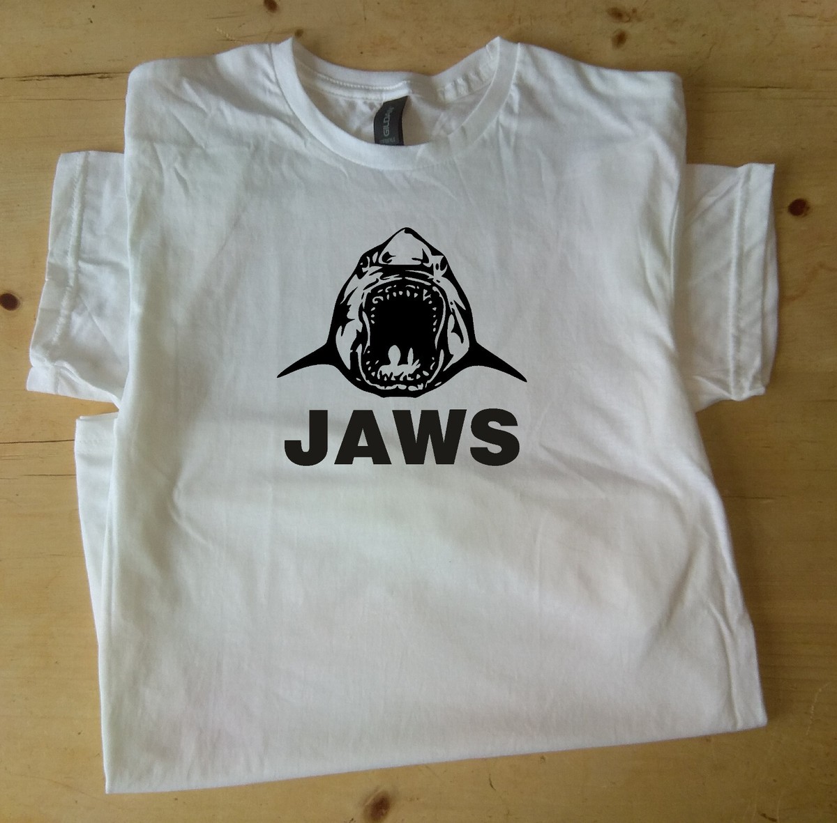 90s JAWS Tシャツ Vintage 90's Jaws Action Thrillers Film T-shirt / Rare