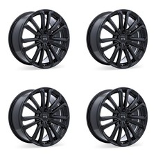 Set Of 4 New 16x7 Black Alloy Wheels Rims For 2005 Lexus Gs300 Fits 22555r16 Set Of 4 New 16x7 Black Alloy Wheels Rims For 2005 Lexus Gs300 Fits 22555r16