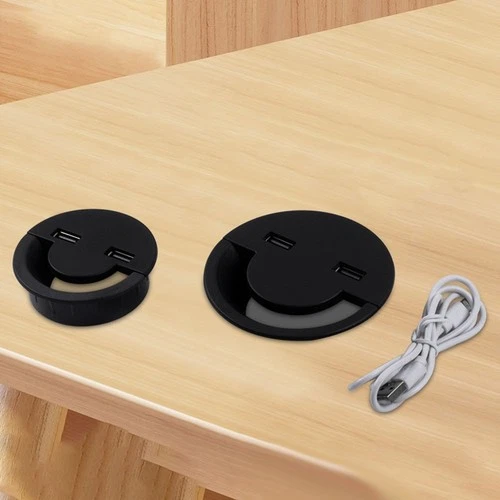 Cable Hole Cover Office Socket Port Home Office Setup