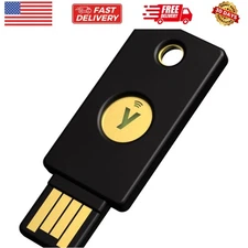 - Multi-Factor authentication MFA Security Key and passkey, Connect via USB-A...