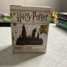 2018 Harry Potter Hogwarts Castle and Sticker Book: Lights Up! (RP Minis) Sealed