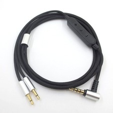 3.5MM To Two 2.5MM Headphone Audio Cable For HD202 HD447 HD212 EH250 1.2M Wire