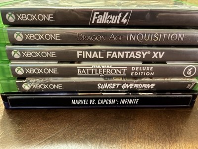 Assorted Lot Of 6 Xbox One Disc Games Fallout 4 Final Fantasy XV Etc