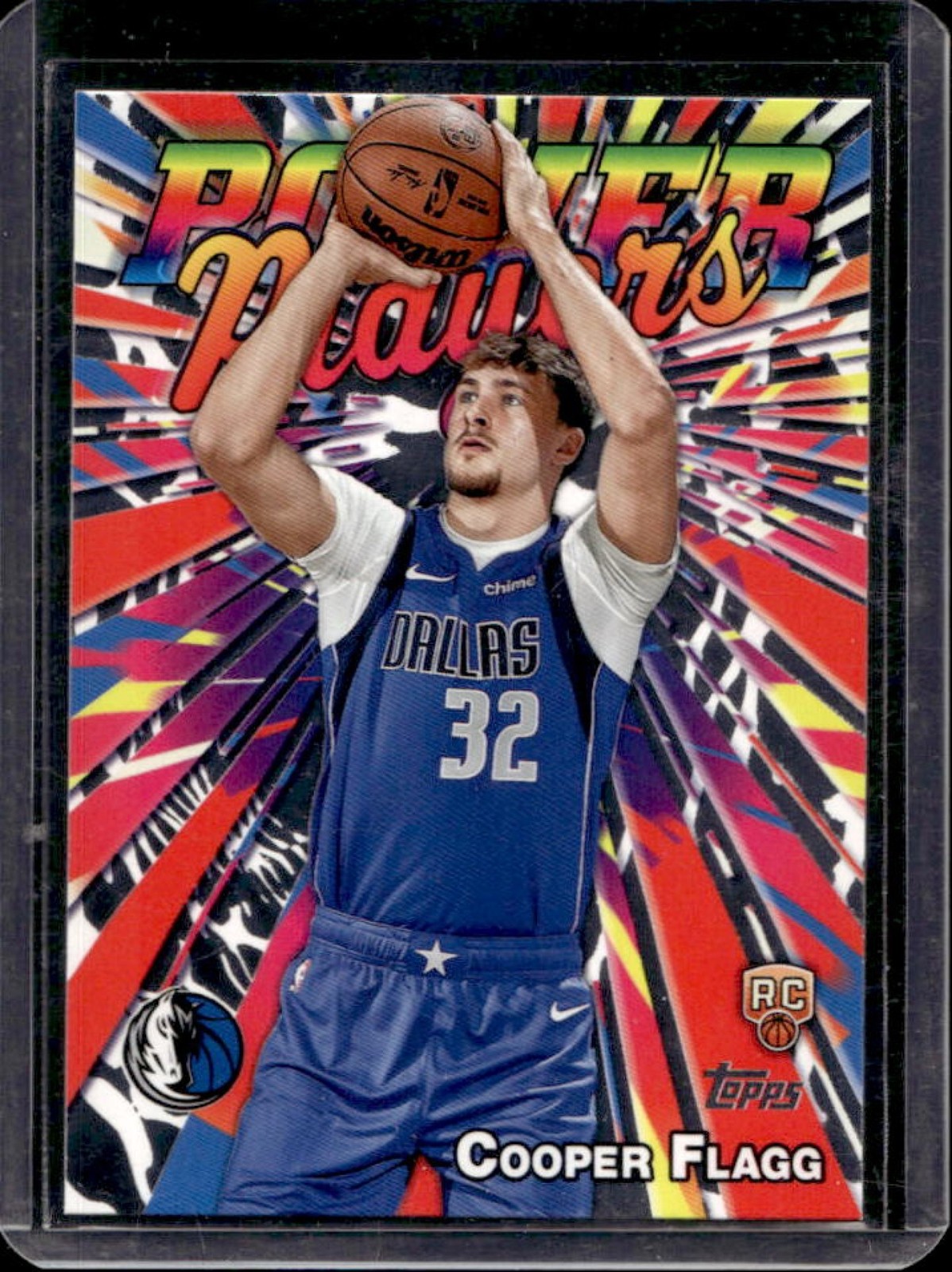 2025-26 Topps Cooper Flagg Power Players RC Rookie #PP-16 Mavericks
