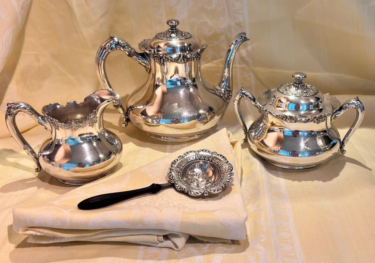Reed & Barton Antique US Silver-Plated Teapots, Coffee Pots & Sets