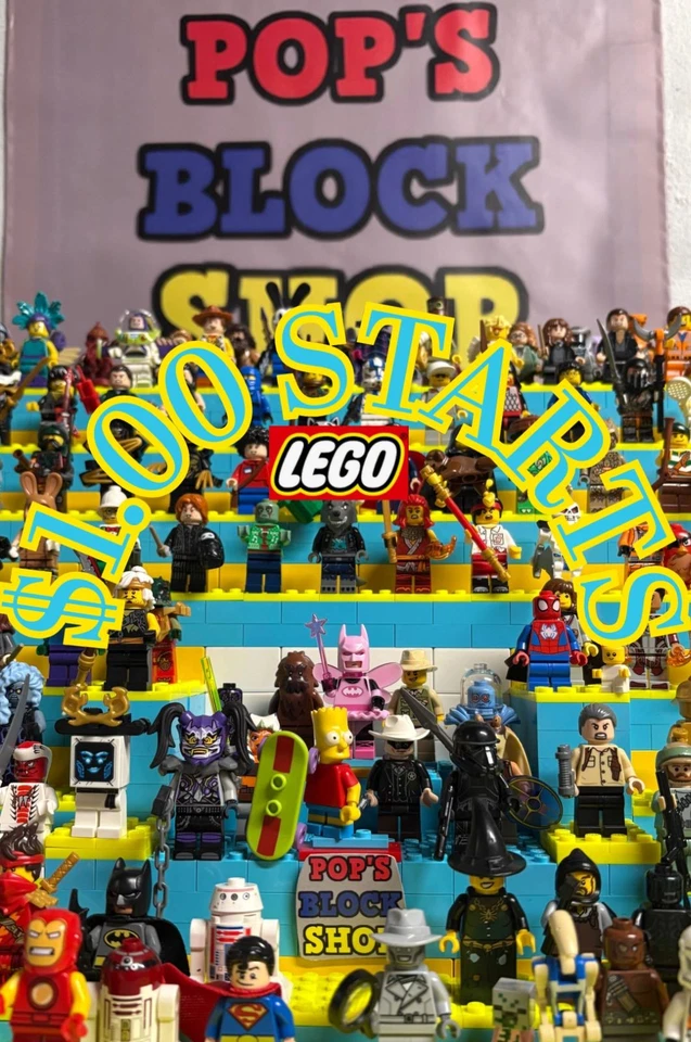 $1.00 Starts on all LEGO® So Many Great Mini-Figures FOR YOU!