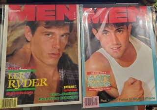 Two Advocate Men Magazines November 1986 February 1987 Gay Interest