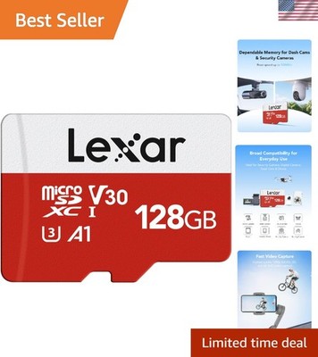 Versatile 128GB E-Series Micro SD Card with Adapter - Best for Media Storage