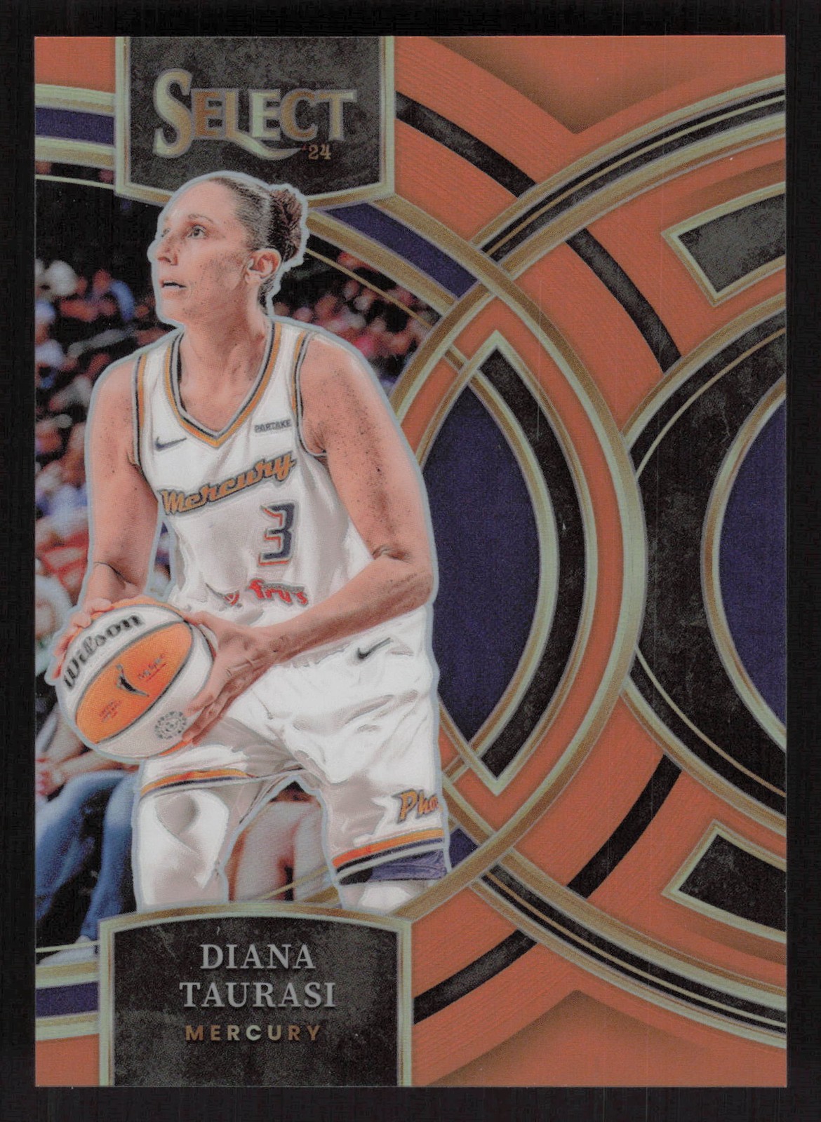 2024 Panini Select WNBA #188 Diana Taurasi Prizms Orange #/125
