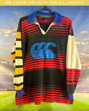 Canterbury OF New Zealand Jersey Long Sleeve Vintage 70s 80s Shirt Men Size L