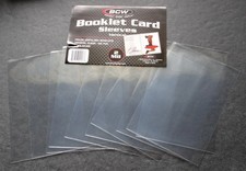 10 Loose BCW Vertical Booklet Card Sleeves 2 ...