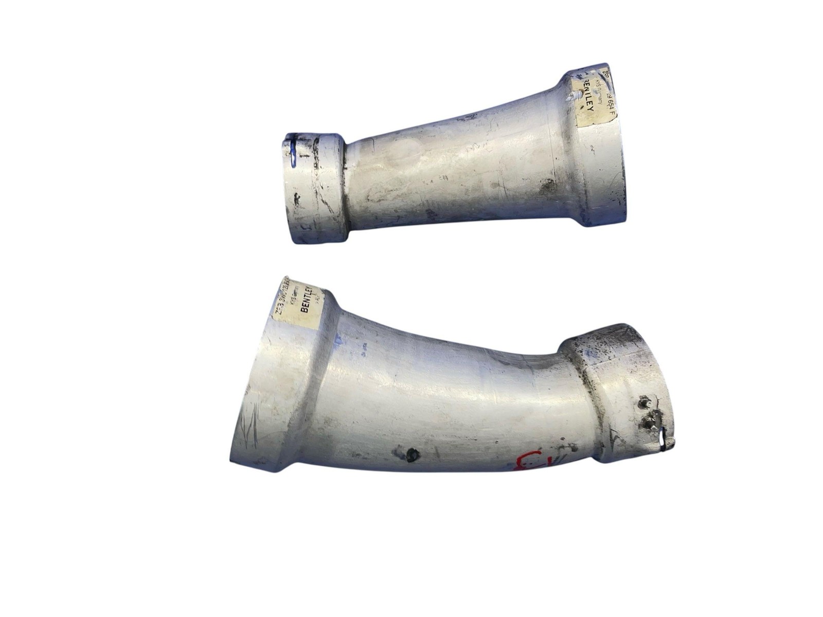 2003-2012 BENTLEY CONTINENTAL GTC AWD 6.0L FRONT LEFT RIGHT AIR INTAKE PIPE SET