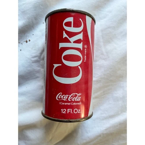 Vintage 1972 Coca-Cola 12oz Steel Pull Tab Can Sacramento Radio Offer Coke Soda