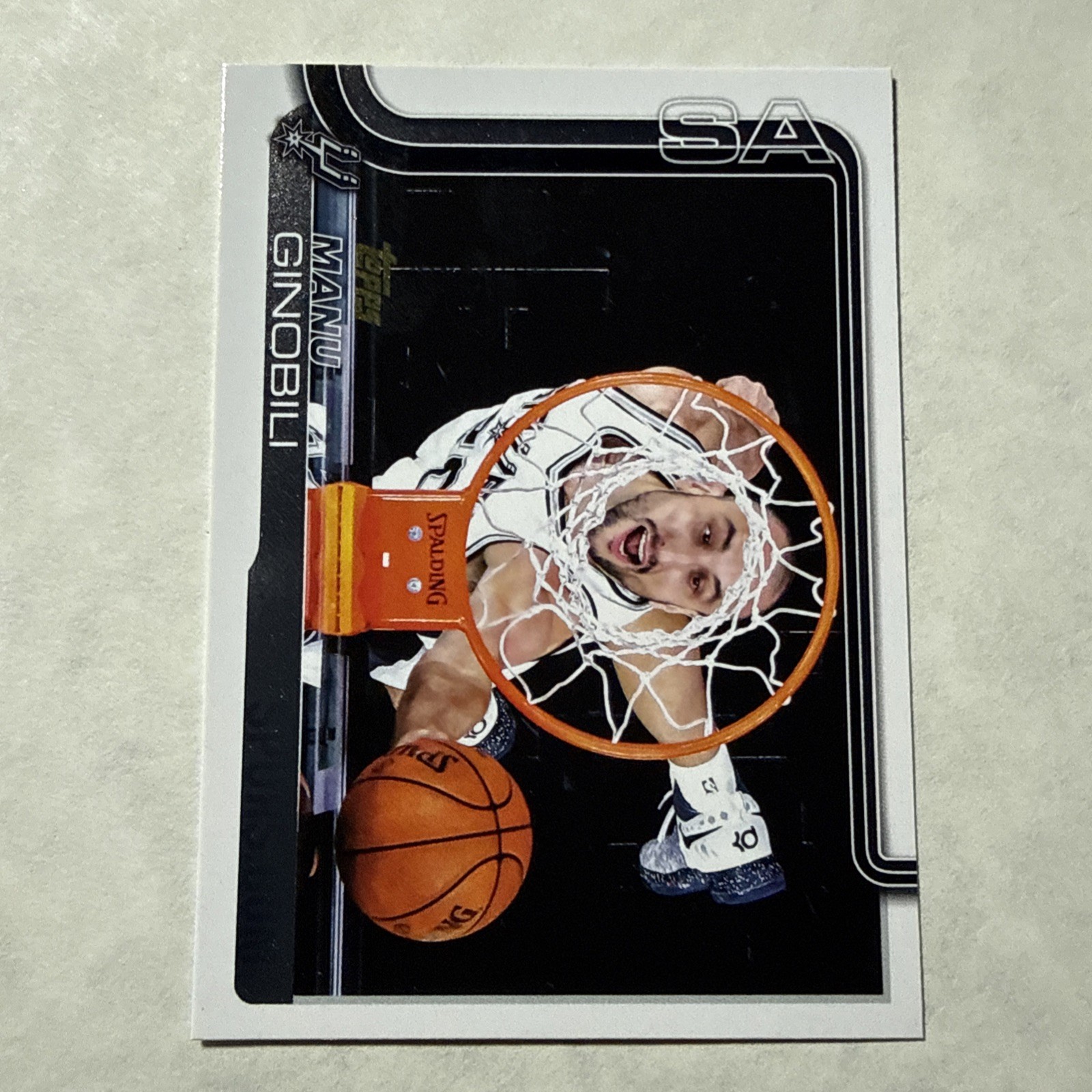 2025-26 Topps Flagship Golden Mirror Variation Manu Ginobili #262 Spurs