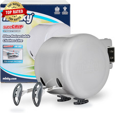 Homecare Outdoor Retractable Dual Clothesline - Heavy Duty PVC Coated Line - Ene