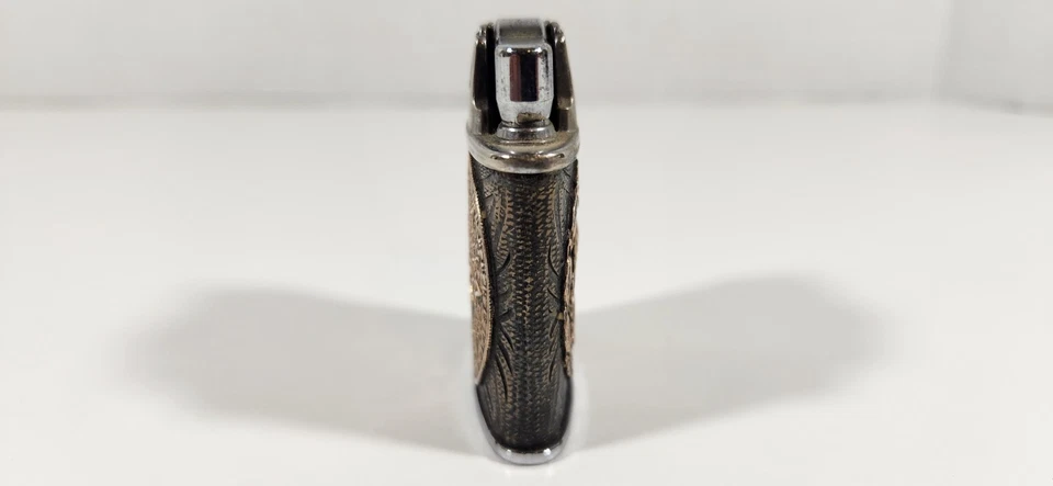 RARE VINTAGE MEXICO AZTEC RONSON WINDSOR NEWARK NJ USA LIGHTER  - Image 4 of 4
