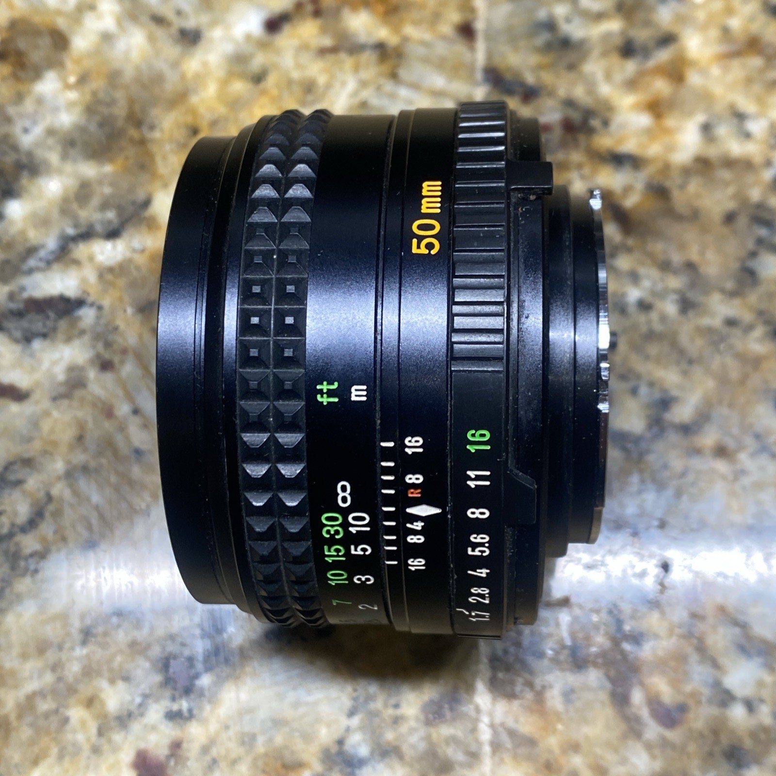 Minolta MD Rokkor-X 50mm f/1.7 prime lens