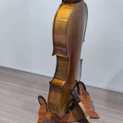 Handmade 16.5 Inch Viola Aged Wood Solid Spruce Top Rich Tone with Case&Bow