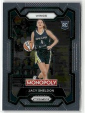 Jacy Sheldon RC 2024-25 Panini Prizm Monopoly WNBA Dallas Wings #67