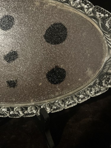 Antique All Glass Vanity Tray - Foto 5 di 6