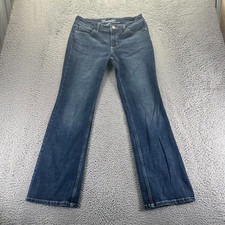 Wrangler Jeans Womens 11 Blue Denim Bootcut Leg Mid-Rise Faded Stretch Workwear