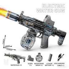 Electric Water Gun for Kids Adults Automatic Squirt Gun Fully Auto Water Blaster