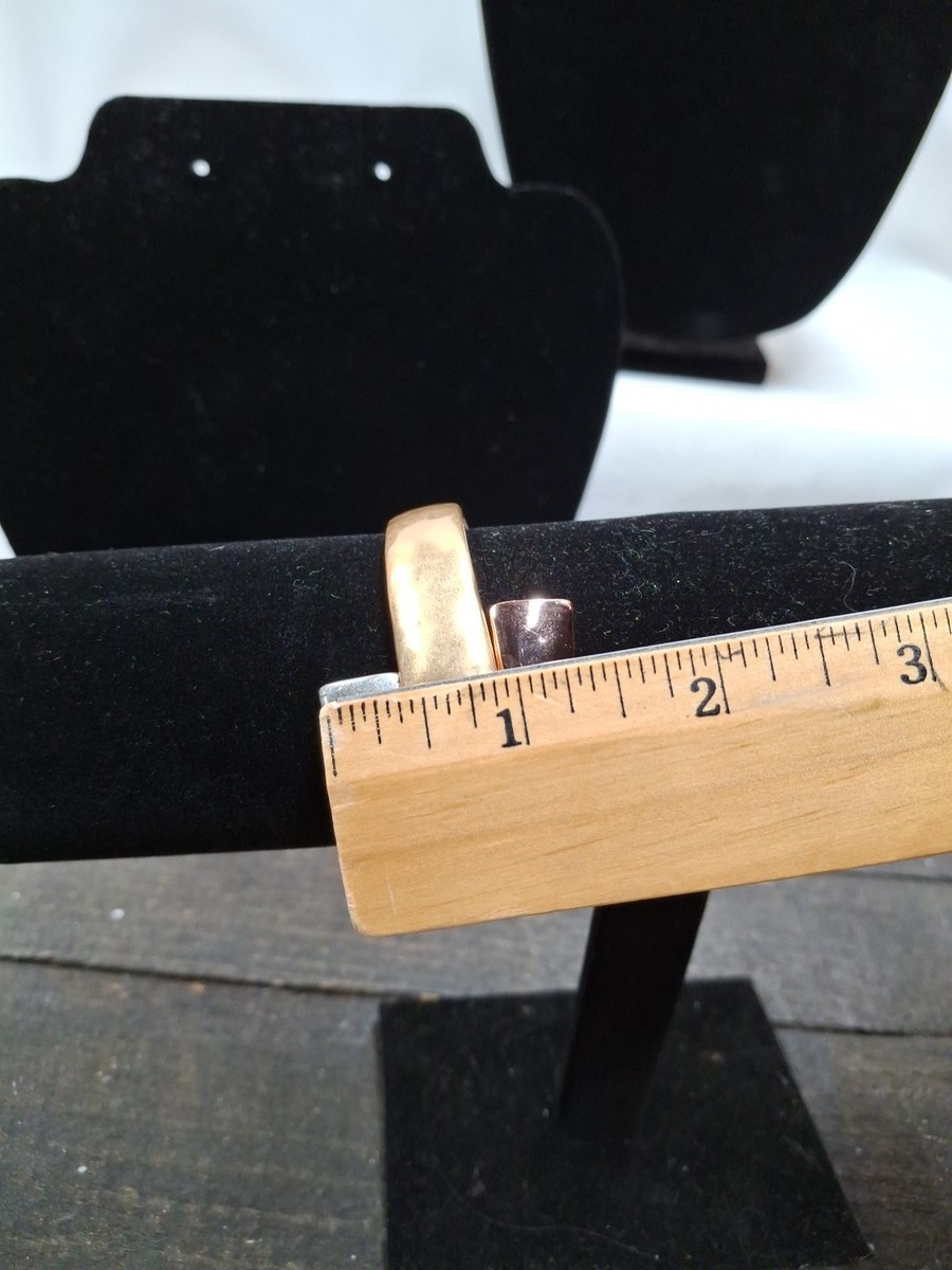 RLM Soho Studios Triple Tone Cuff Hinged Bracelet View 3