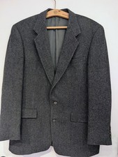 Austin Reed Men's Vintage Virgin Wool 2 Button Tweed Jacket Blazer Size 42L