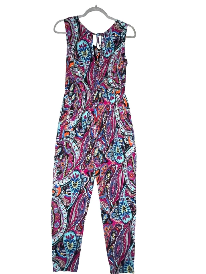 Mono Ambiance Apparel cachemir sin mangas L colores vibrantes Foto 2 de 4