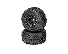 JConcepts Choppers Pre-Mounted Monster Truck Tires Blk (2) w/17mm Hex 4089-39912