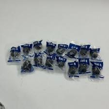 15qty Cat.6 RJ45 Shielded Industrial Panelmount Bulkhead Coupler with Dust Cap