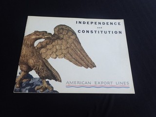 AMERICAN EXPORT LINES CONSTITUTION & INDEPENDENCE Brochure #30