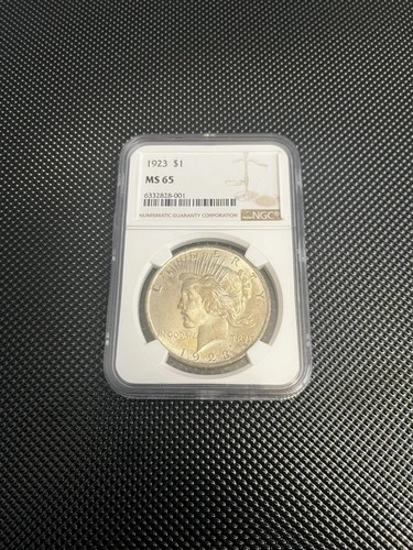 1923 Peace Dollar NGC MS-65