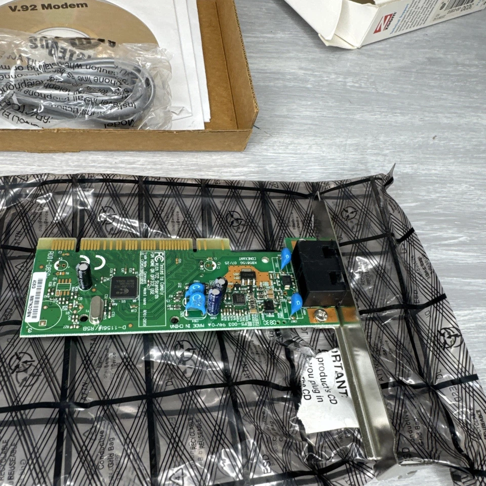 Zoom Model 3030 Data Fax Dial-Up 56K V.92 Internal USB Modem Open Box - Image 4 of 4