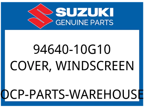 COVER, WINDSCREEN | Includes Item(s) 6 - 8
