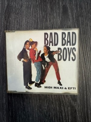 Midi Maxi & Efti   Bad Bad Boys 1991 Maxi Cd 3 Tracks Guter Zustand
