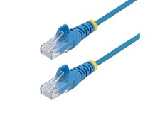 StarTech 2ft Blue Slim CAT6 Ethernet Cable, S...