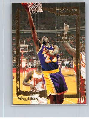 1994-95 SkyBox E-Motion Basketball #104 Eddie Jones - VG - Los Angeles Lakers
