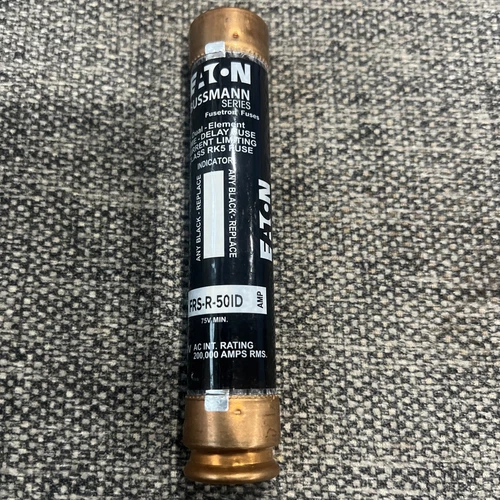 Eaton Bussmann Frs-R-50Id Ul Class Fuse, Rk5 Class, Frs-R-Id Series,