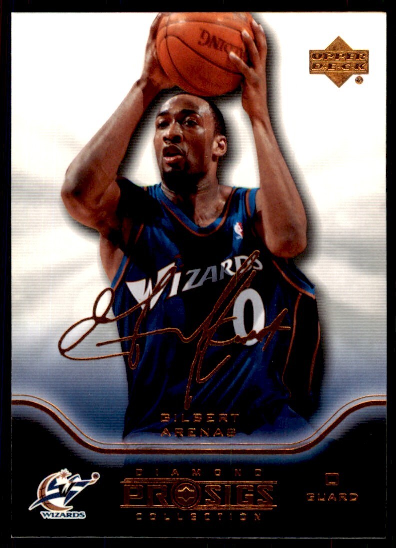 2004-05 Upper Deck Pro Sigs Gilbert Arenas A Basketball Cards #88