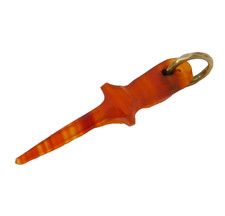 George III 9ct Gold Carved Scottish Dirk Sword Charm Pendant Antique c1820