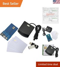 4G LTE SIM Card Reader Writer - Programmer with 5 Blank USIM Cards for Windows
