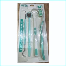 Dental Care Kit Toothbrush Pick Tongue Cleaner Oral Care Tool Deep Cleaning
