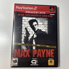 Max Payne (Sony PlayStation 2 PS2, Complete With Manual