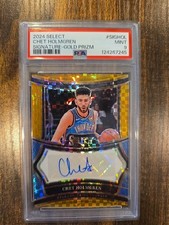 2024-25 Panini Select Signatures Chet Holmgren #SIG-HOL Gold Prizm /10 (AU) Psa9